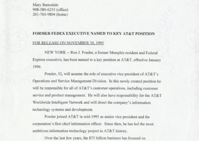 Press Release November 1997